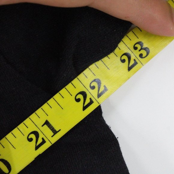 Vintage Pro 5 Super Heavy Shirt Mens Solid Black Long Sleeve Crewneck Large L - Picture 7 of 8